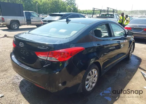 2013 Hyundai Elantra Gls from USA, damaged, VIN 5NPDH4AE4DH155848